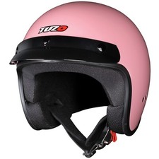Tuzo Jet Open Face Motorcycle Scooter Motorbike Crash Helmet