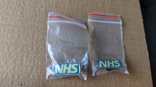 Nhs metal badges - nhs,