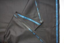 100% SUPER FINE 360’s TROPICAL COOL WOOL SUITING FABRIC MADE IN ENGLAND - BLACK.