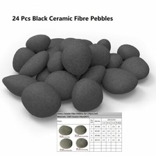 24 Pcs Black stone-like