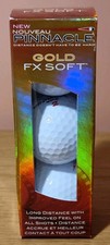3 PINNACLE GOLD FX SOFT GOLF BALLS LONG DISTANCE SLEEVE