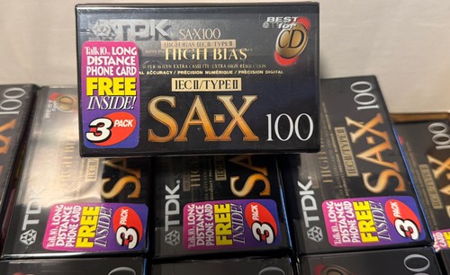 New tdk 100 cassette - sa-x,