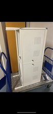 White Metal locker Style Tv