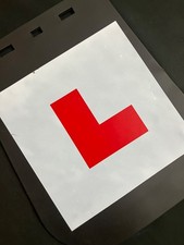 Vespa Lambretta Scooter Motorbike Strong Rubber L Plate Learners.