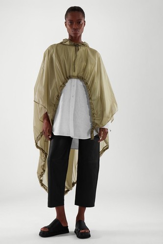 Cos sheer hooded cape - cos,