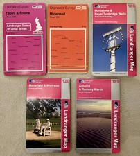 5 Old ORDNANCE SURVEY 1 inch
