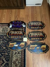 7  WMS SLOT MACHINE TOPPER INSERTS 5X 4 SURVIVOR LUCKY PENNY  COLOSSAL #5