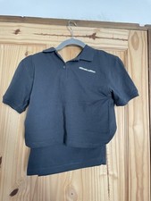 Zara Girls Two Piece Set: Top/ Polo Shirt & Matching Skirt Age 9