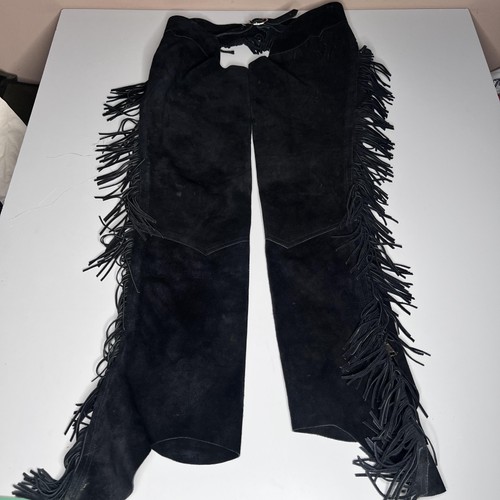 90s suede chaps pants mens - 90s,