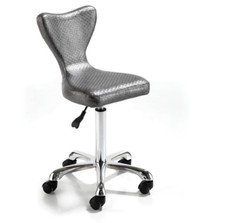 REM Clover beauty stool in phantom finish