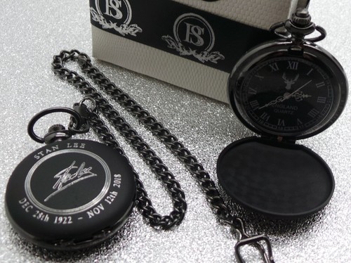 Stan lee signed pocket watch - lee,