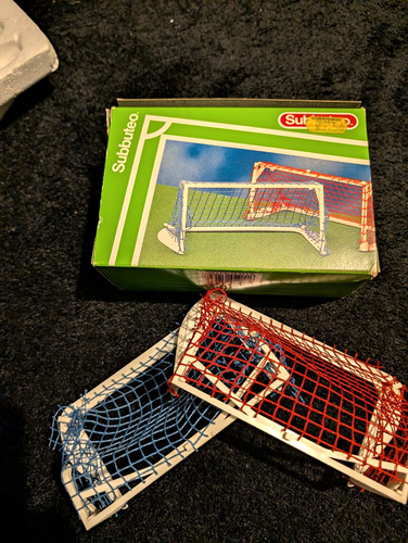 Subbuteo football goals - football, with
