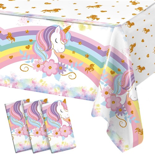 Piece unicorn tablecloth - 3-piece, set