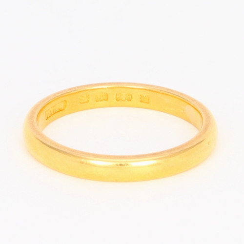 Vintage solid 22ct gold 1g - solid,