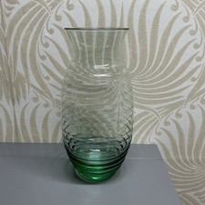 Vintage Large Green Ribbed