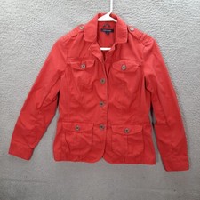 Lands End Shirt Womens 4 Red