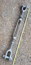 Heavy Duty GALVANISED Turnbuckle Jaw & Jaw Wire Rope Rigging Screw 1m Long 10kg