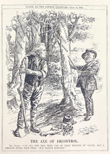 Political cartoon The Axe of