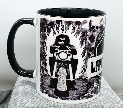 Motorcycle biker skull - biker, mugs