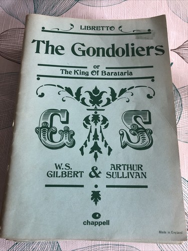 Vintage gilbert and - w.s,