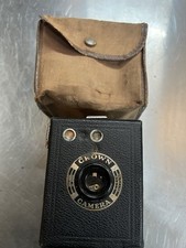 crown camera 6X9cm 3 1/4 X 2 1/4 Ins Camera Box And Original Case Rare
