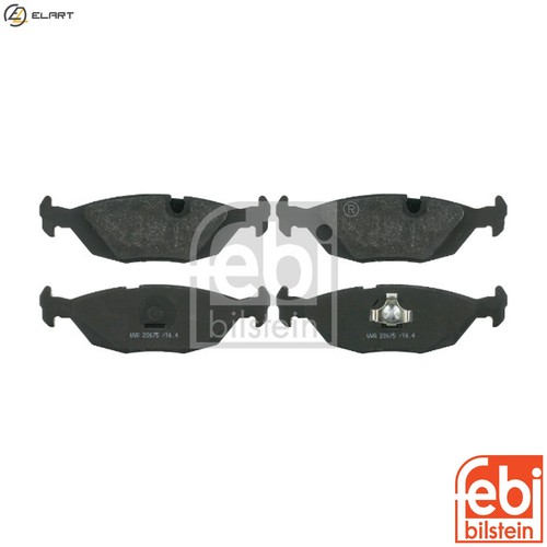 Brake pad set disc - pad, 16141