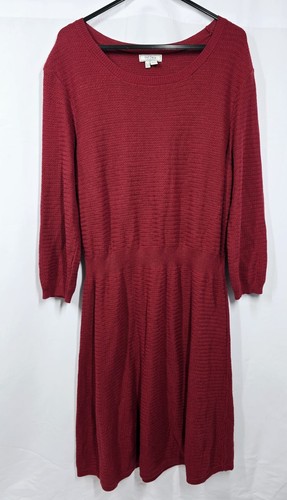 Fat face midi jumper dress - jumper, red