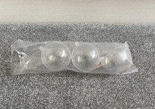 3 New And Unused Clear Baubles