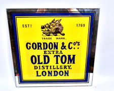 Vintage Gordon Dry Gin  Mirror Pub Mirror Man Cave