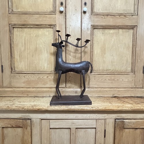 Brutalist candelabra stag - brutalist,