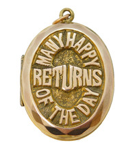 Victorian 9ct Gold Back &