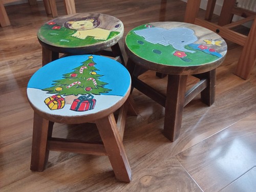 Children wooden stool - children's,