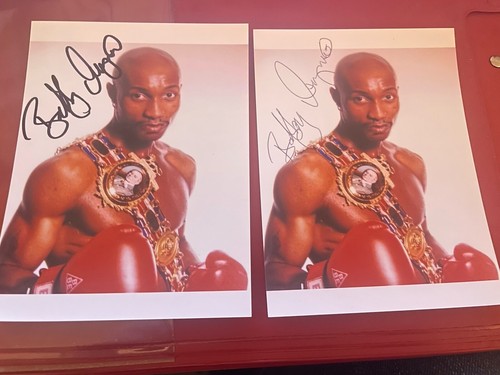 Bobby vanzie signed boxing - vanzie,