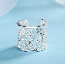 Women Mens Silver Gold Plated