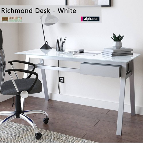 Richmond desk white by - desk, in