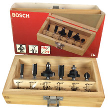 Bosch 6 piece Trim & Edging Router Bit Set  for Wood, Ø 1/4"  Router Fit