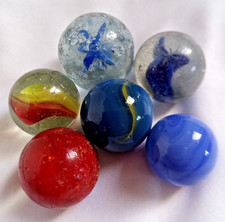 Vintage Glass Shooter Marbles