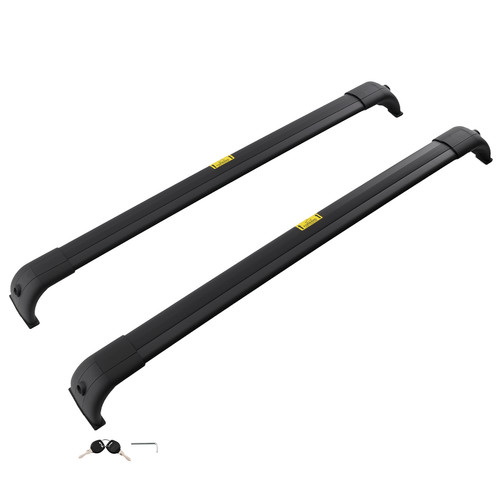 Black roof rack cross - black,
