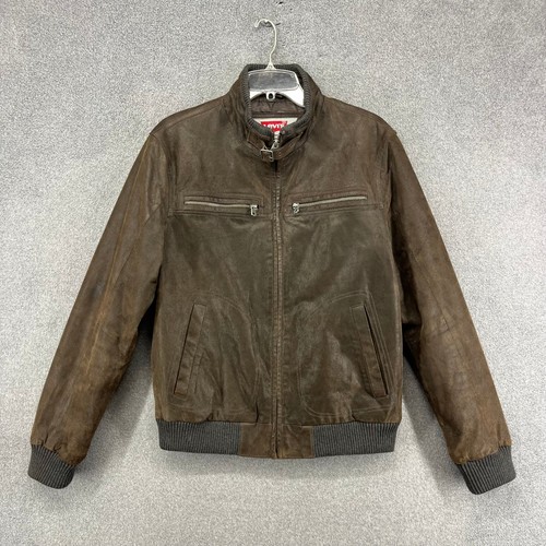 Levis leather bomber - bomber, jacket