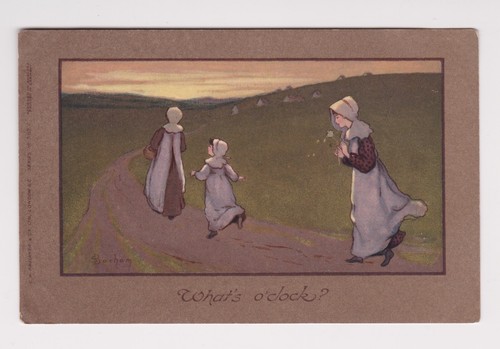 Vintage postcard the moon - postcard,