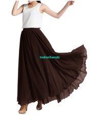 Women Maxi Skirt Chiffon