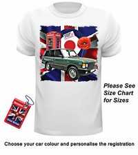 Car Art T Shirt Range Rover T