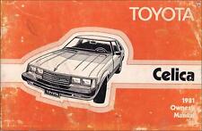 1981 Toyota Celica Owners