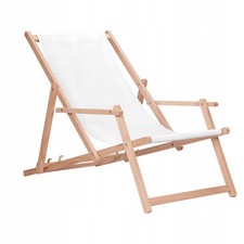 Wooden Garden Lounger Chair