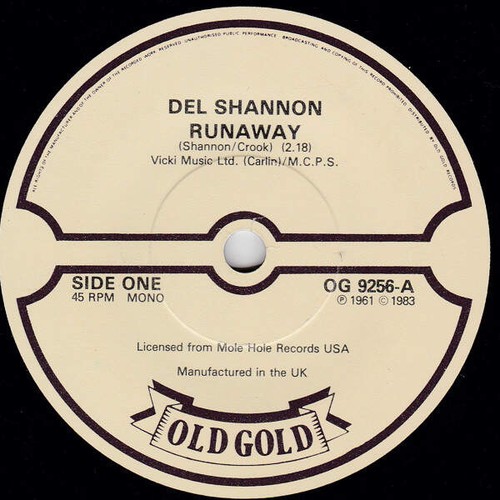 Del shannon runaway - del,