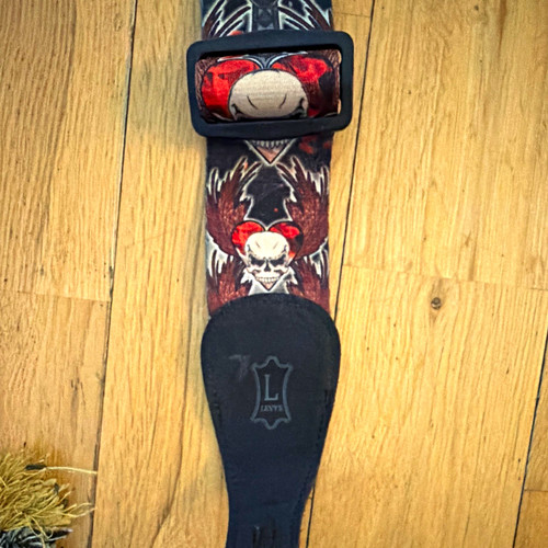 Levy leather guitar - guitar, strap