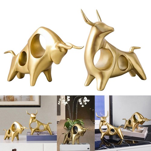 Art sculpture bull ornament - ,