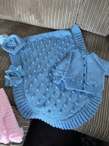 Hand knitted car - hand, blanket