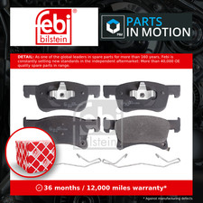 Brake Pads Set fits VAUXHALL CORSA E 1.4 Front 2014 on 039122150 1605281 Febi