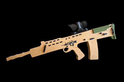 Detailed wooden training - training, l85